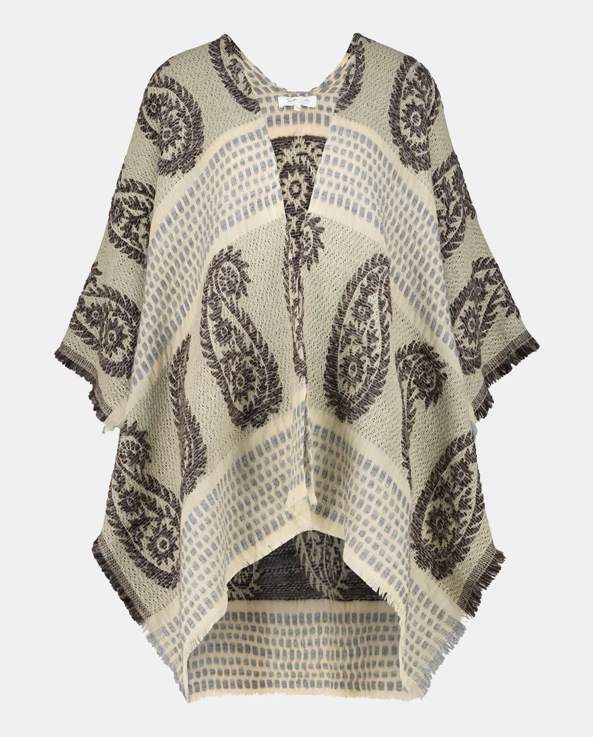 

Женский свитер с узором Southern Cotton, черный