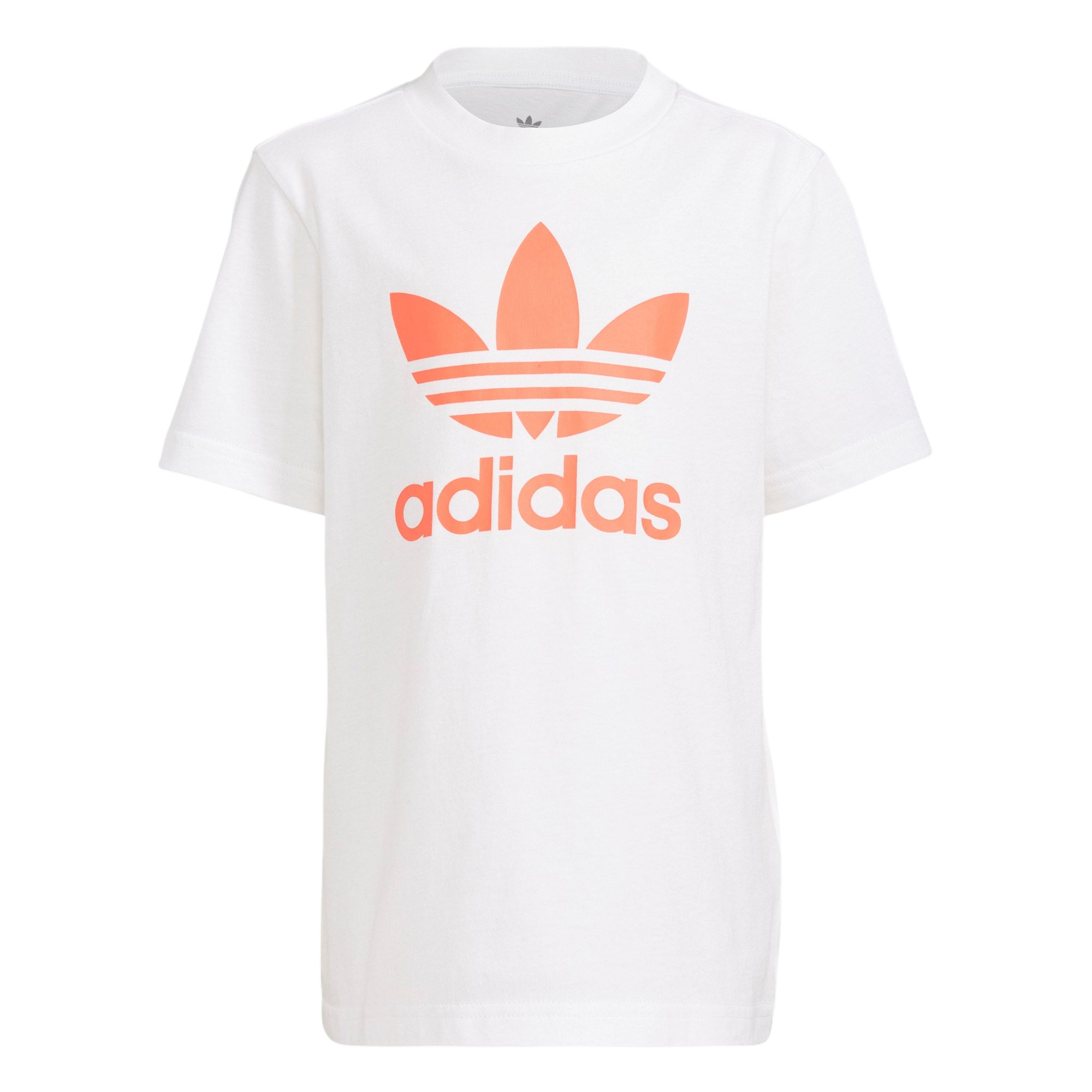 Повседневный спортивный костюм для детей 3-7 лет Adidas Originals, белая футболка и синие шорты — фото 3