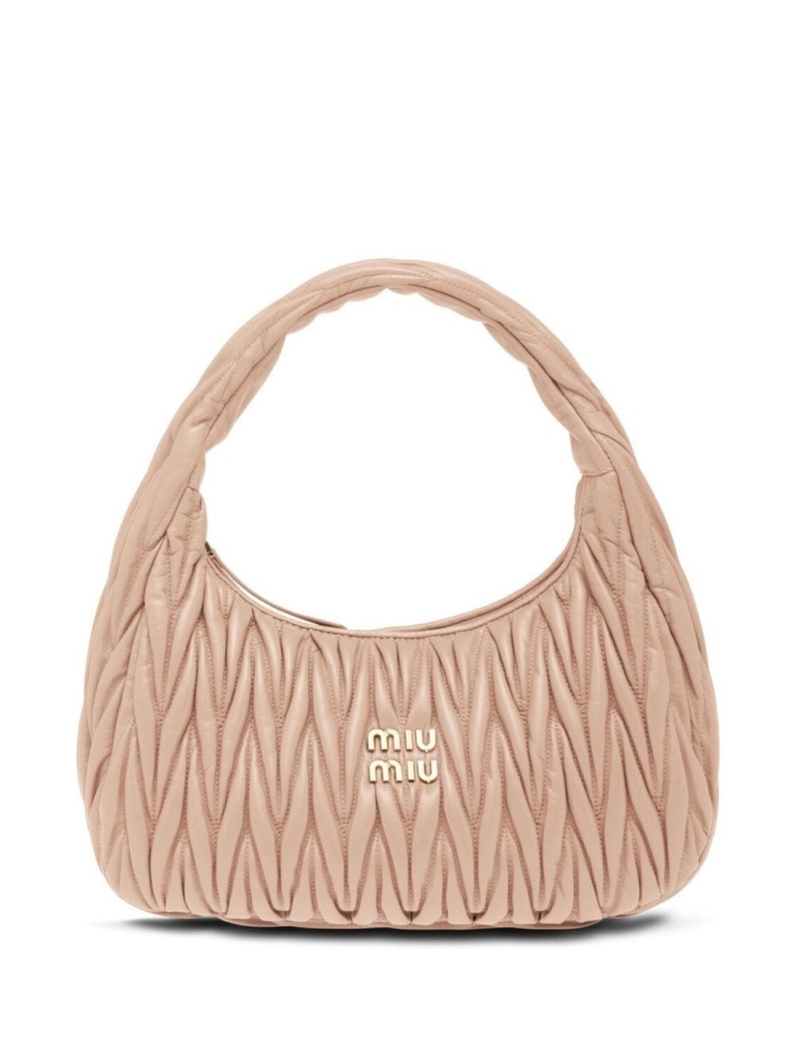 

Стеганая сумка Miu Miu Wander, нейтральный цвет