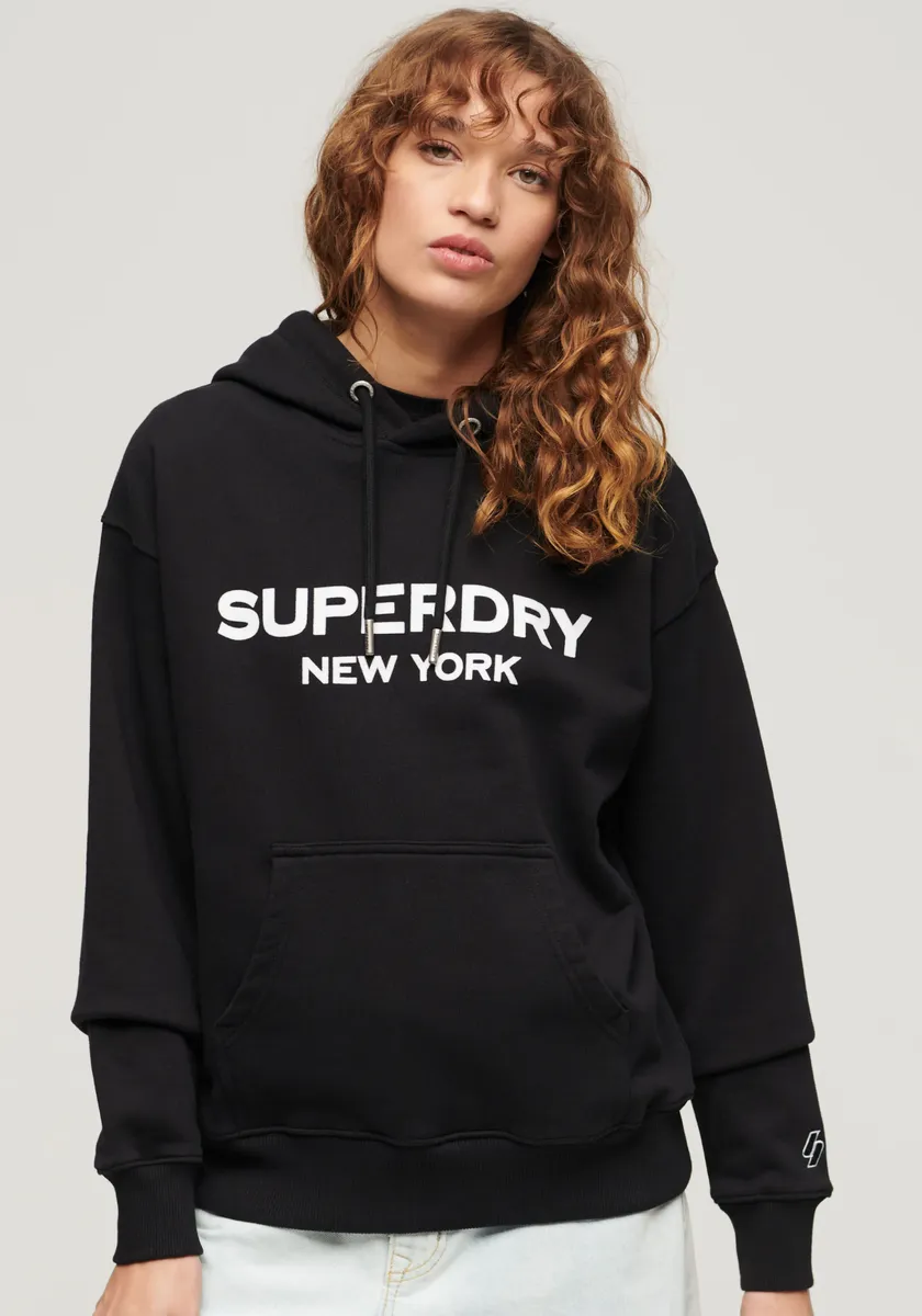 

Толстовка с капюшоном Superdry "SPORT LUXE LOOSE HOOD", черный