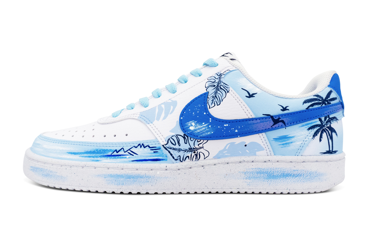 

Nike Кроссовки для скейтбординга Court Vision 1 Abrasion Resistant Low top Unisex Royal Blue