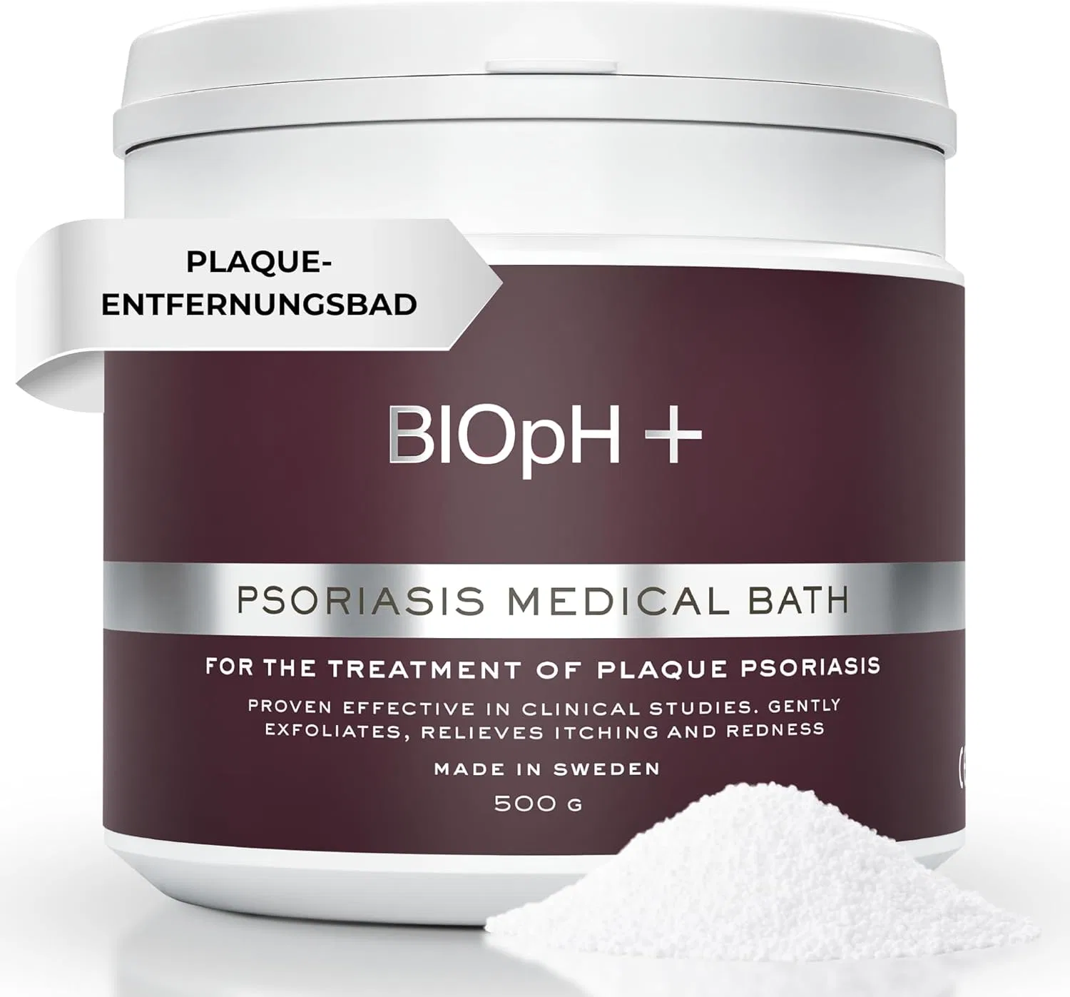 Медицинская соль для ванн BIOpH+ от псориаза, 500 г Bioph+