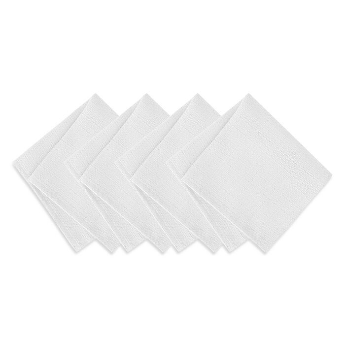 

Водостойкие и грязеотталкивающие салфетки Laurel Solid Texture, набор из 4 шт. Elrene Home Fashions
