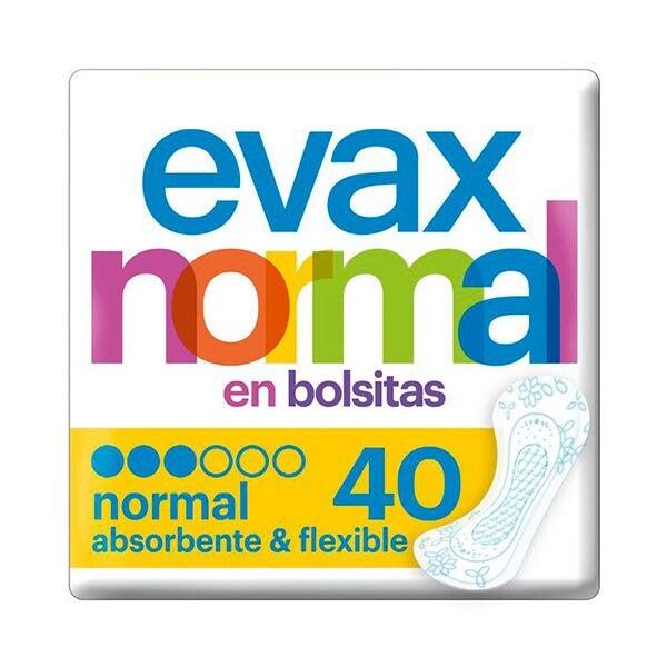 

Обычные прокладки в сумках 40 шт Evax