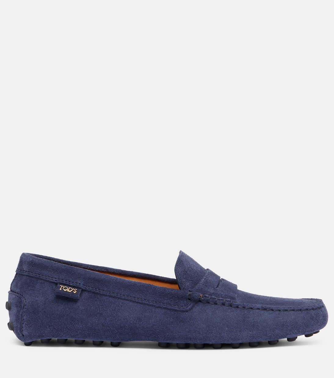 Гоммино замшевые мокасины для вождения Tod's, Galassia Scuro — фото 4