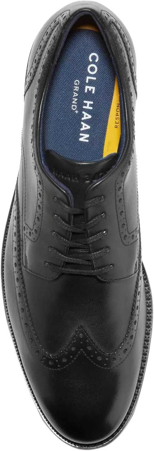 Мужские туфли COLE HAAN - Zerogrand Wing Oxford, черный — фото 4