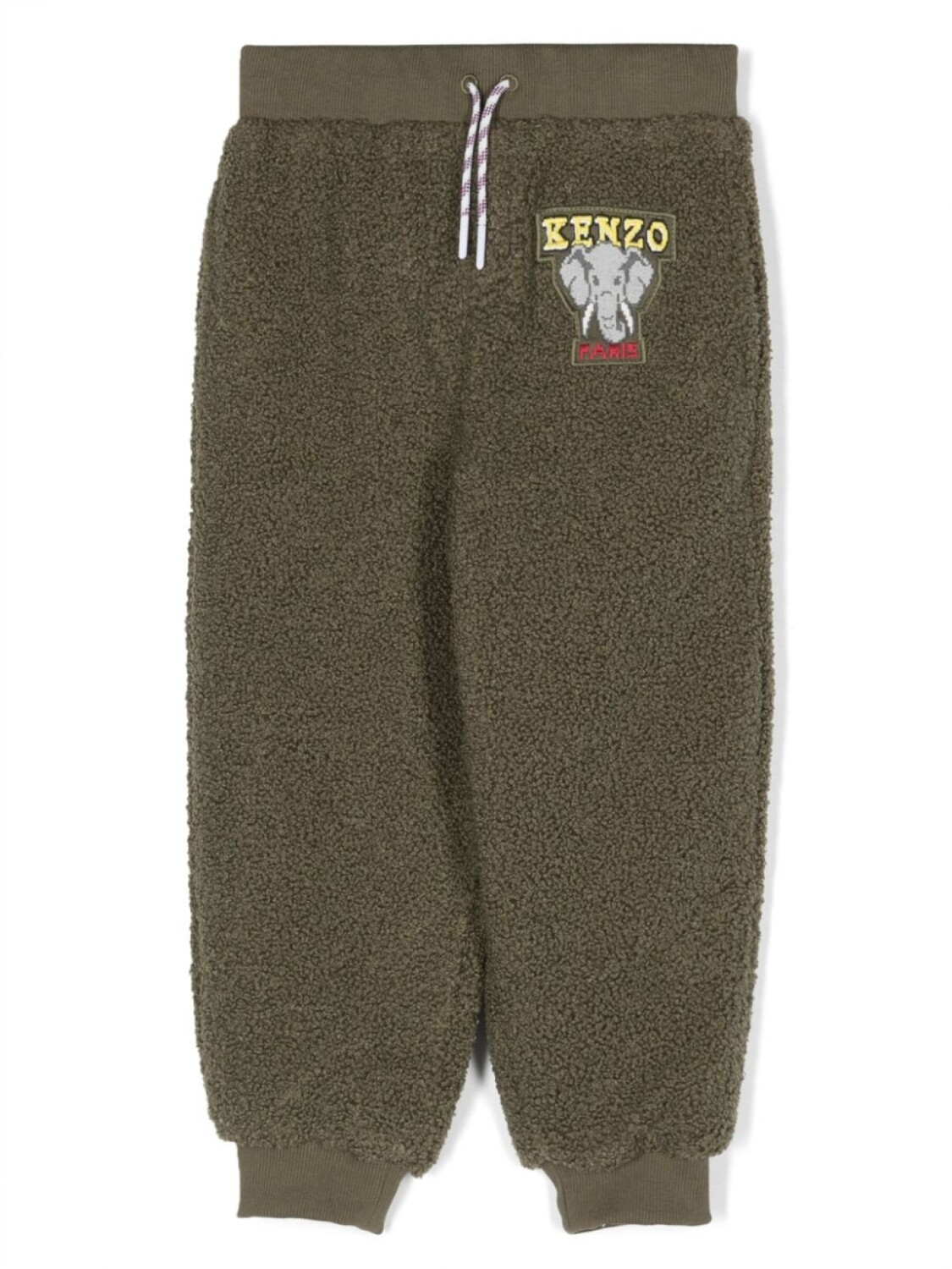 

Kenzo Kids спортивные брюки с кулиской и нашивкой-логотипом, зеленый