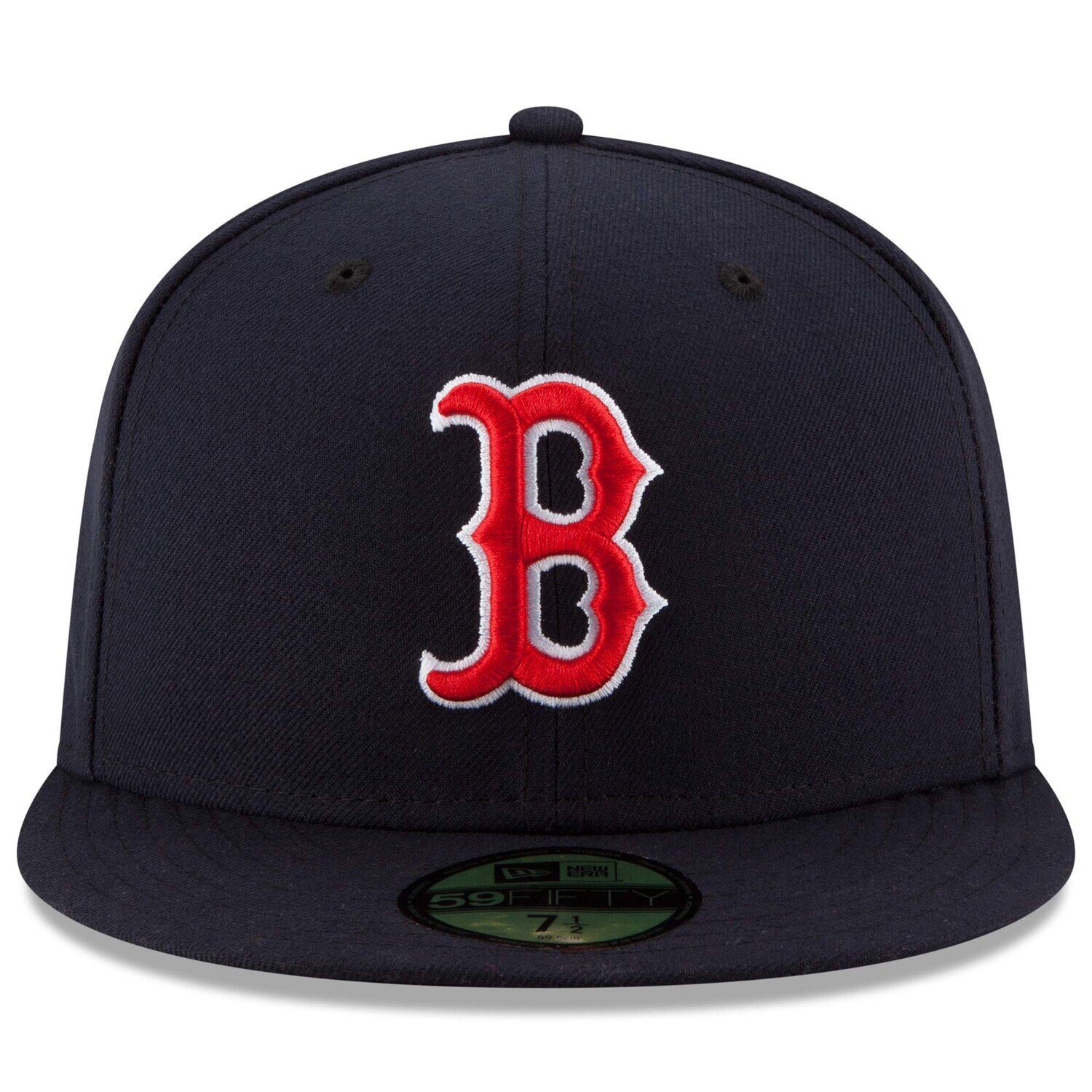 Мужская бейсболка New Era Navy Boston Red Sox Game Authentic Collection On-Field 59FIFTY. — фото 2