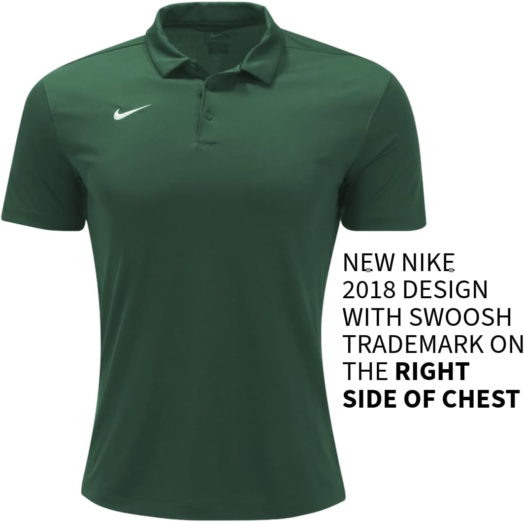 Мужская рубашка-поло Nike Dri-FIT с коротким рукавом, Green — фото 3