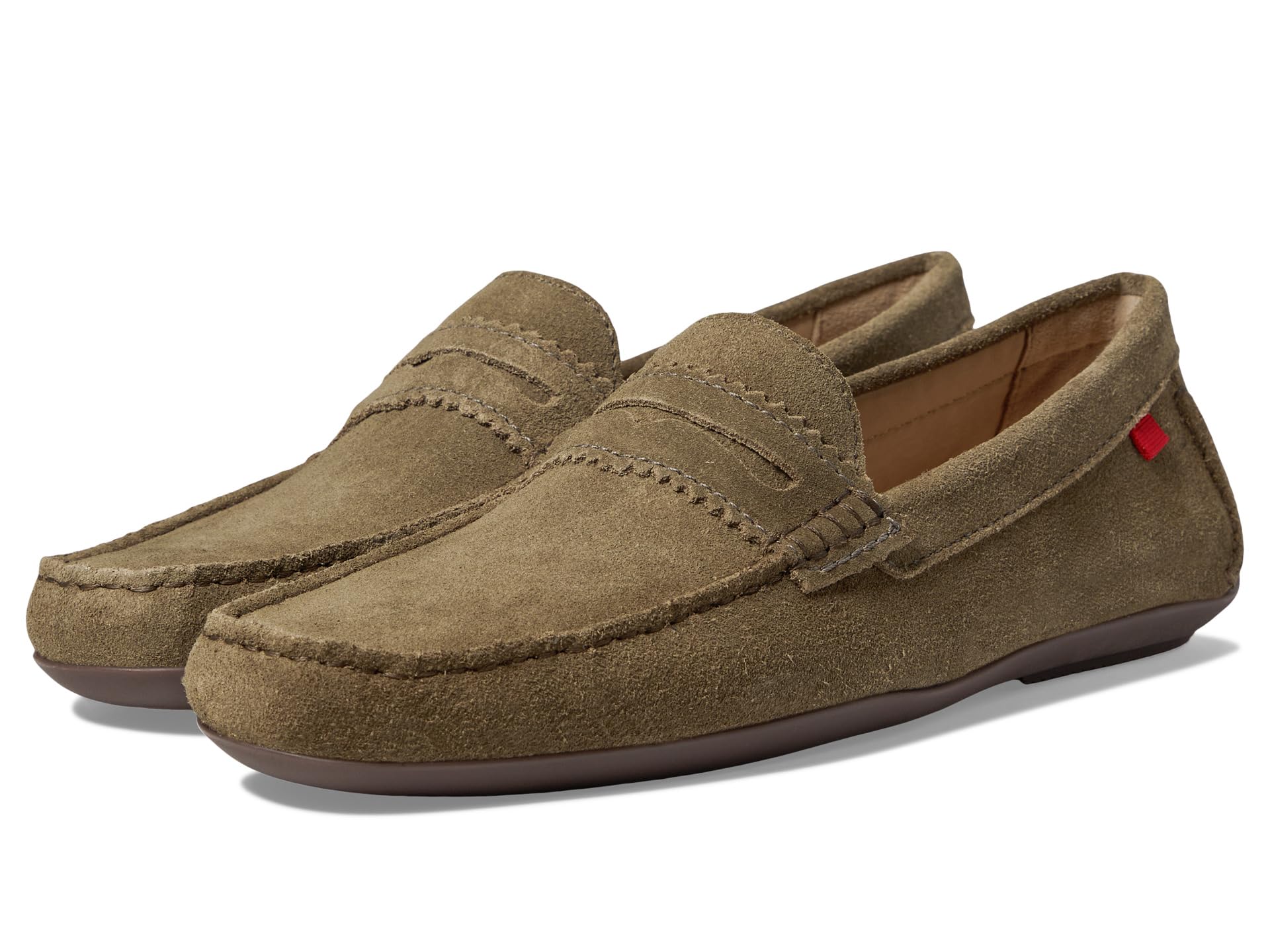 

Лоферы Marc Joseph New York Union Street 2, цвет Olive Suede