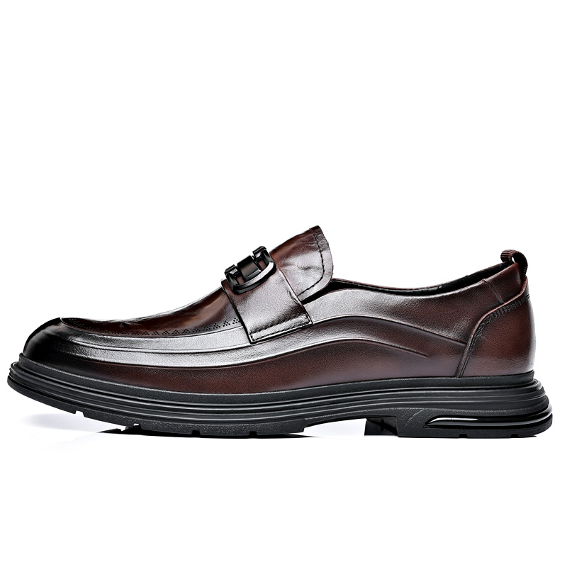 

SHUPATE Мужские лоферы черно-коричневые коричневые, цвет Brown