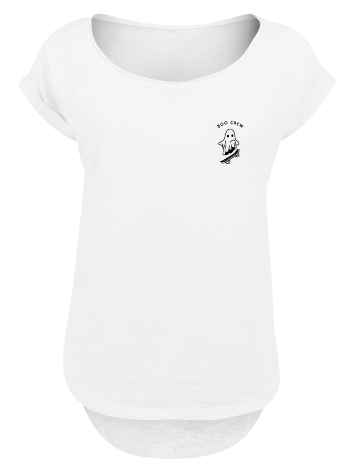 

Длинная футболка Boo Crew Halloween белого цвета F4NT4STIC, Белый, Длинная футболка Boo Crew Halloween белого цвета F4NT4STIC