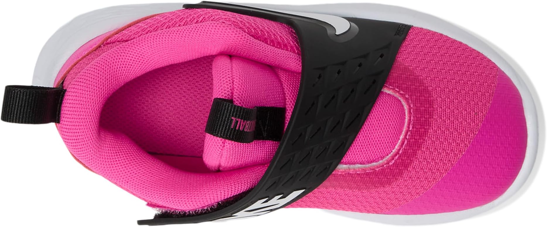 Кроссовки Nike Kids Team Hustle D 12, цвет Laser Fuchsia/White/Black — фото 2