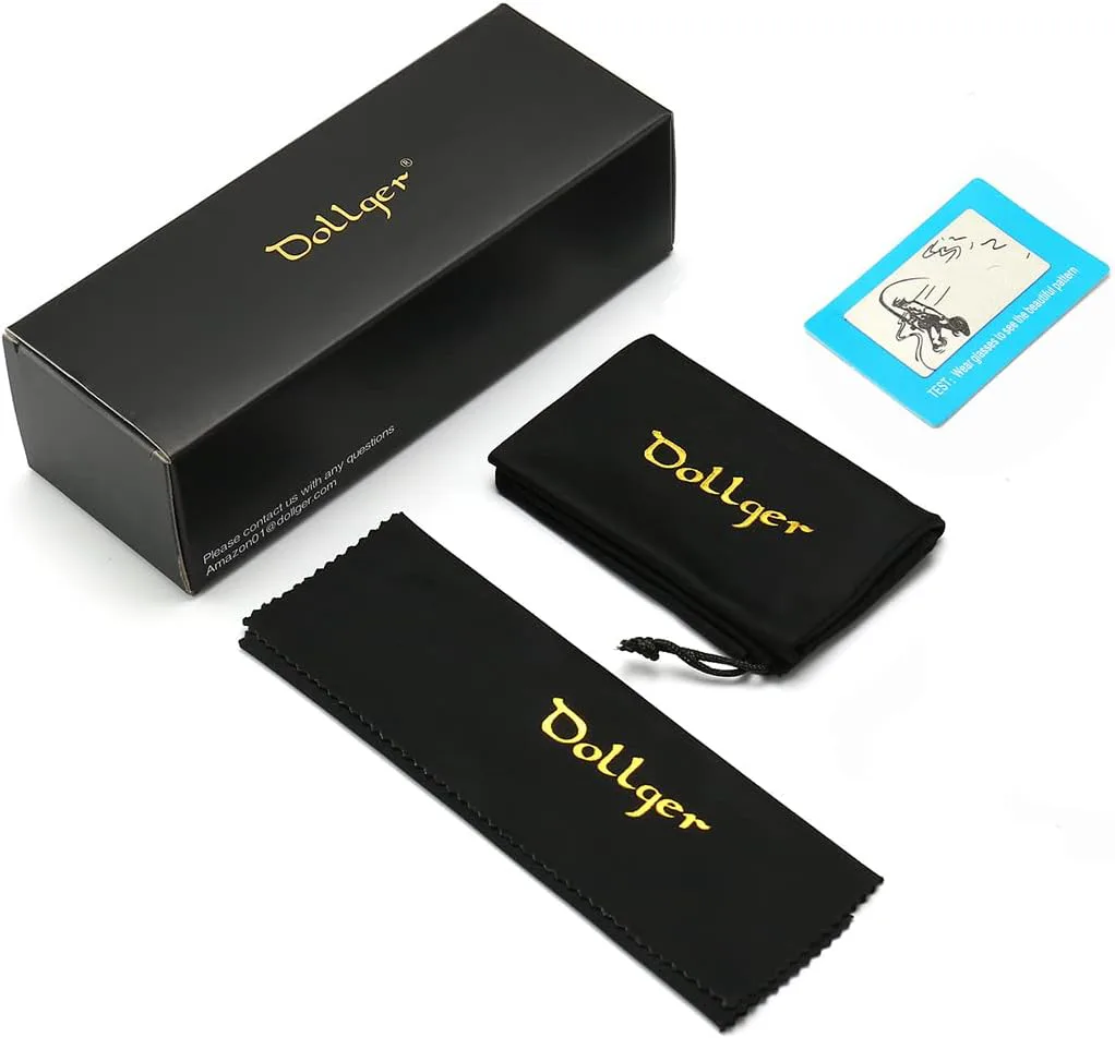 

Поляризованные солнцезащитные очки Dollger для мужчин и женщин, ретро-классические солнцезащитные очки с защитой UV400, A19:gradient Black Frames Mirrored Blue Lens