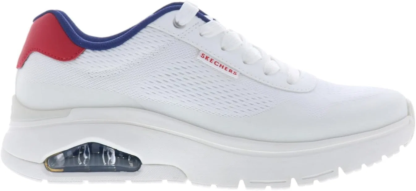 Мужские кроссовки Skechers UNO Flex-Spring On Air, White Navy Red — фото 2