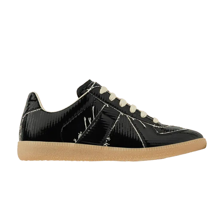 Кроссовки Maison Margiela Wmns Replica Sneaker, Black Ecru