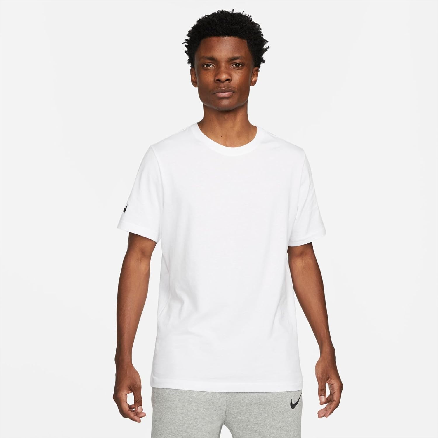 Футболка Nike Men's M Nk Park20 Ss, White/Black — фото 2