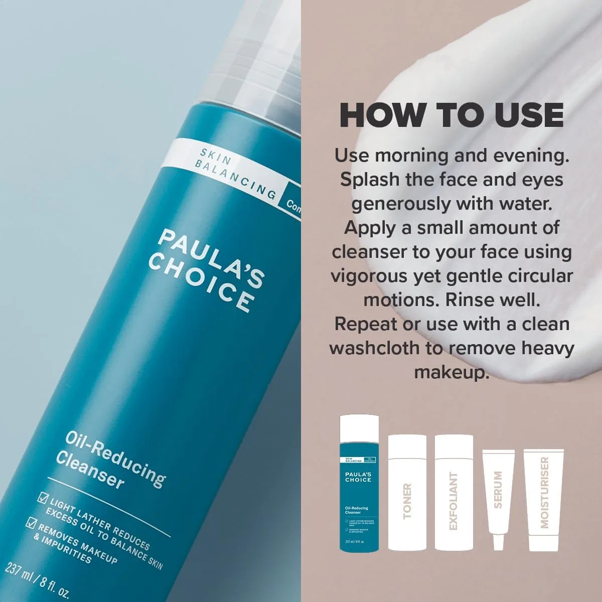 Пенка для умывания Paula's Choice — «SKIN BALANCING» с алоэ вера от — фото 4