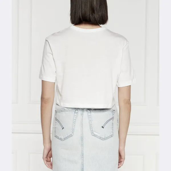 Топ свободного кроя Calvin Klein, белый — фото 3