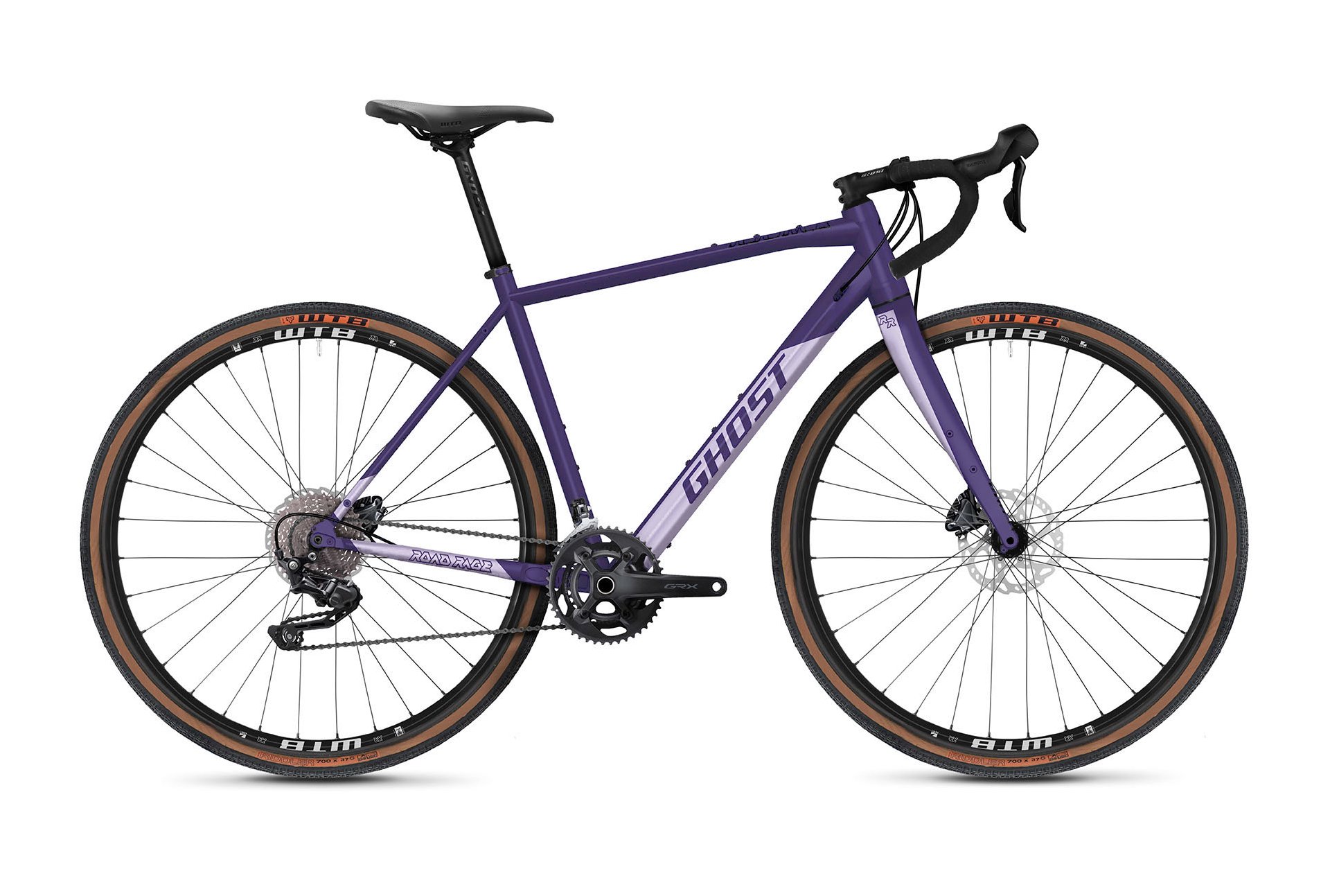 

Гравийный велосипед Ghost Road rage essential al - 28 дюймов - diamant, lila | dirty purple/purple - matt