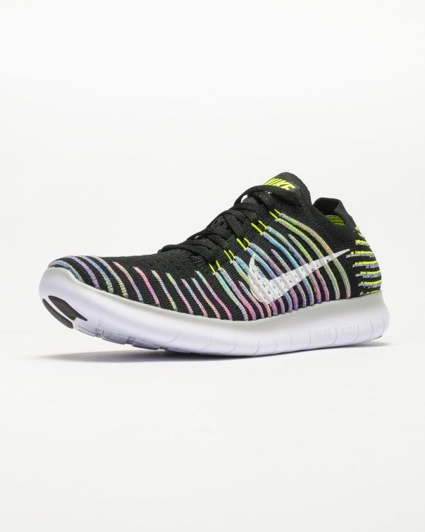 

Кроссовки Free Run Flyknit 'Blue Lagoon', черный
