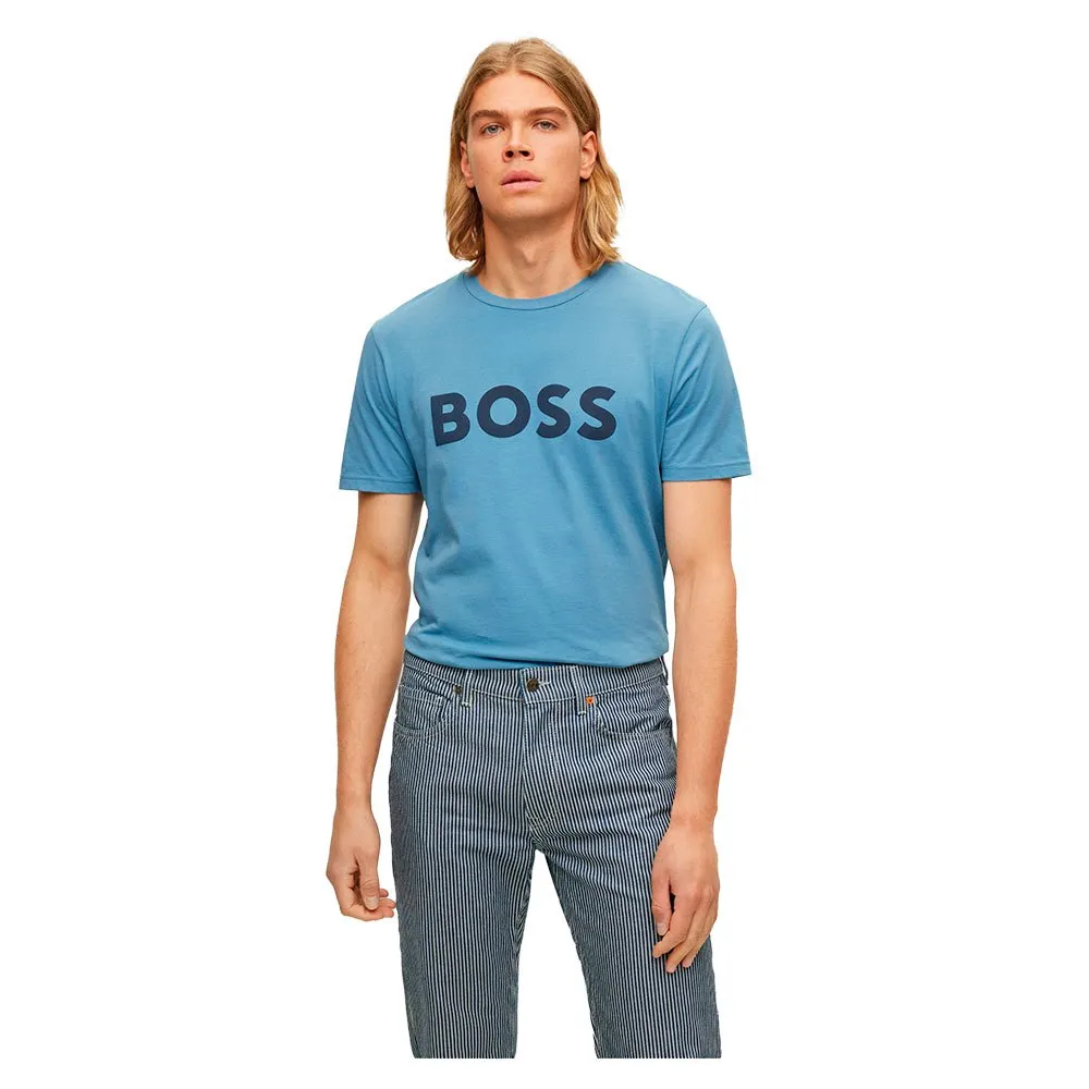 

Футболка с коротким рукавом BOSS Thinking 1 10246016 01, синий