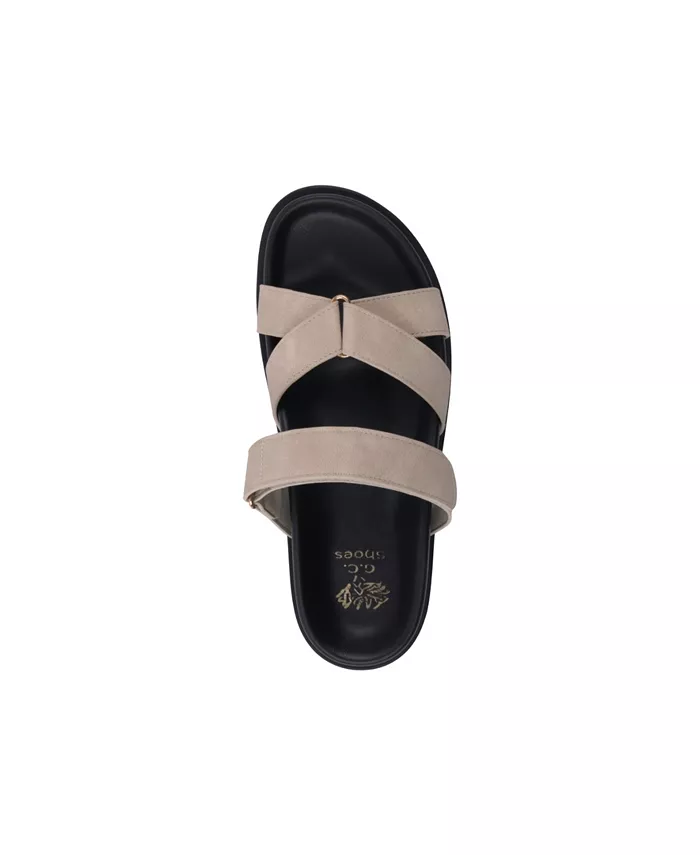 Женские сланцы Denny Slip On GC Shoes, коричневый/бежевый — фото 4