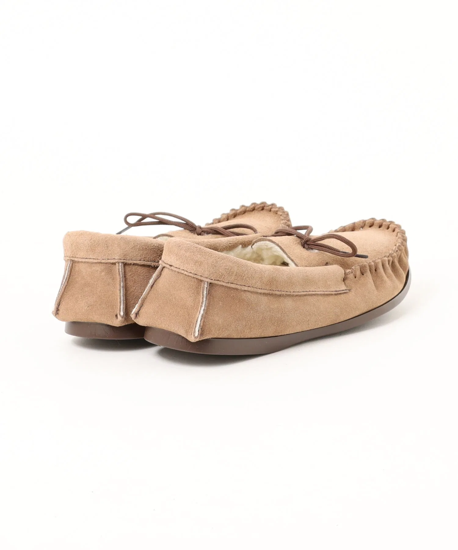 Мужские мокасины из замши Lloyd Footwear Oliver с меховой подкладкой бежевые — фото 2