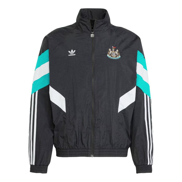 

Куртка newcastle united fc originals track jacket asia sizing 'black' Adidas, черный