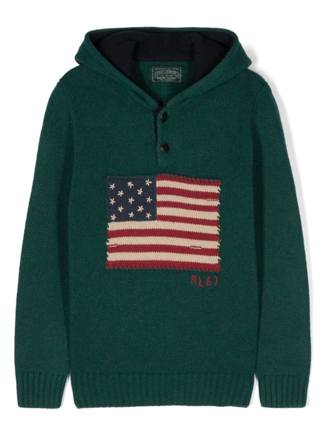 

Ralph Lauren худи с вышивкой, зеленый