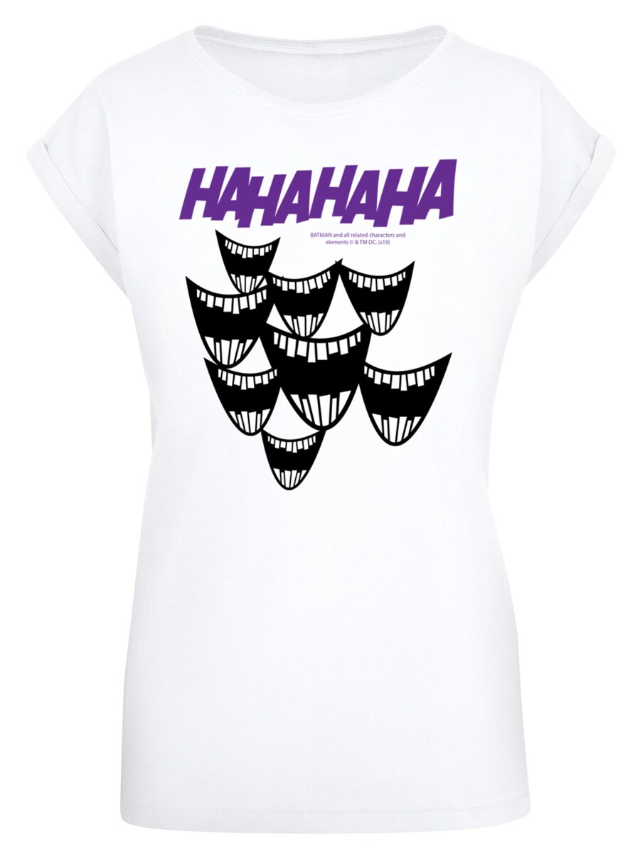 

Рубашка F4NT4STIC DC Comis Superhelden Batman Joker Smile, белый