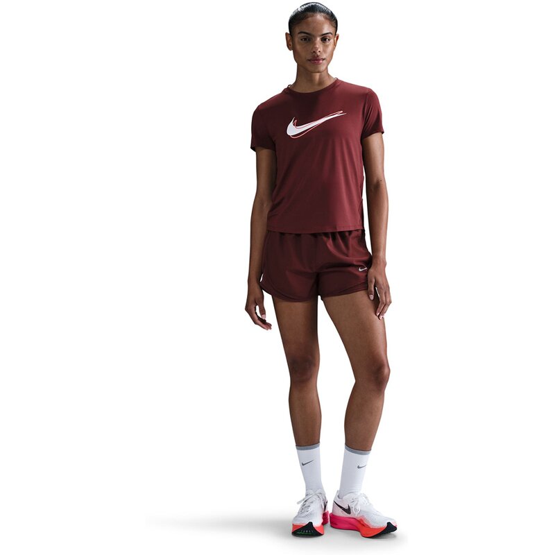 

T-Shirt w nk one swsh hbr df ss top Nike, красный
