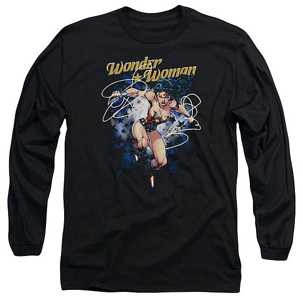 

Футболка с длинным рукавом adult starburst justice league of america Licensed Character