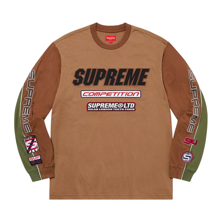 

Топ Supreme Competition Long-Sleeve Top Tan, желто-коричневый