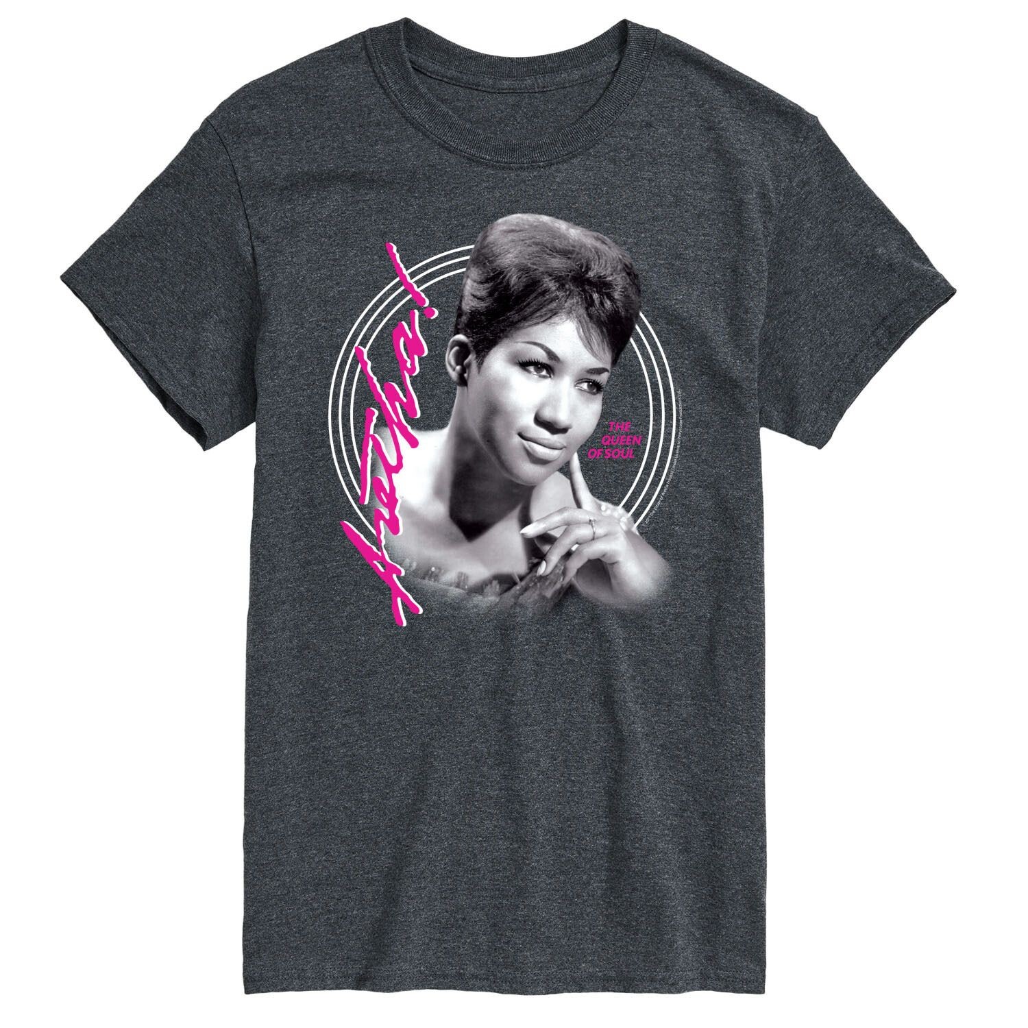 

Футболка Big & Tall Aretha Franklin Queen Of Soul License, серый