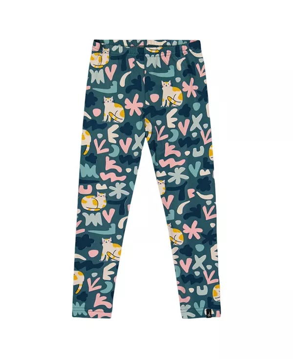 

Эластичные трикотажные леггинсы для девочек - для маленьких детей Deux Par Deux, зеленый