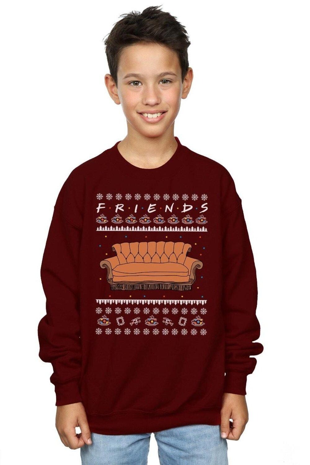 

Толстовка Fair Isle Couch Friends, красный