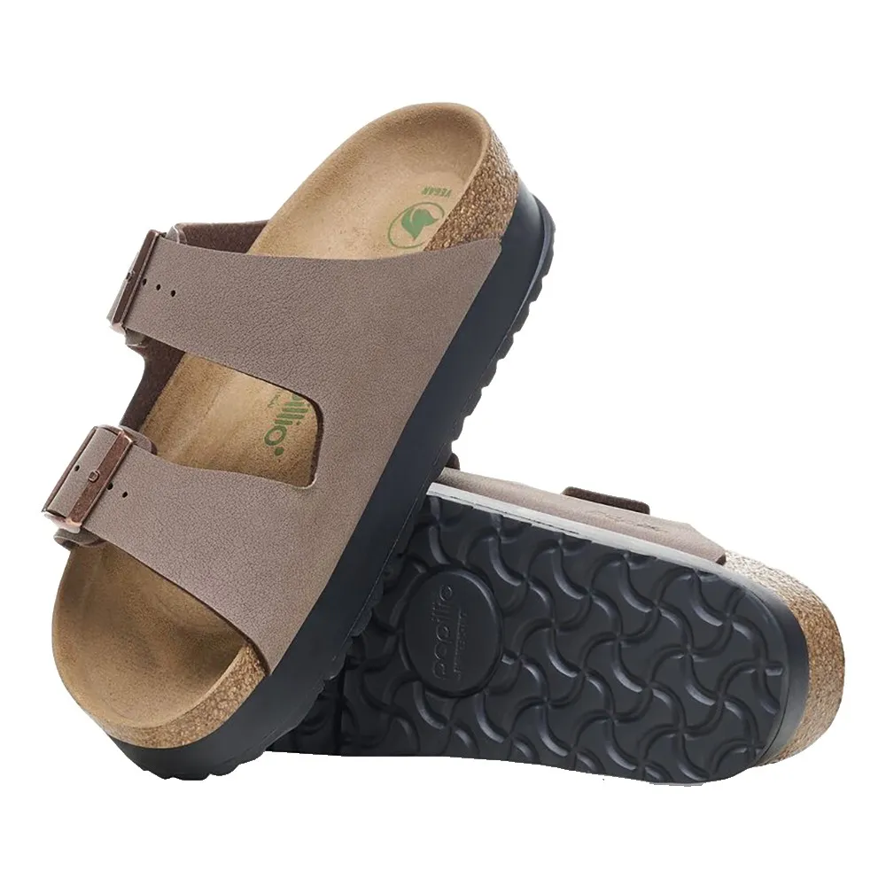 Сандалии Birkenstock Arizona Pap Flex на платформе, коричневый — фото 2