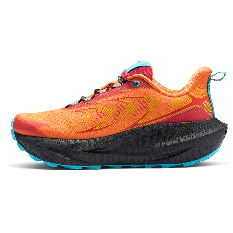 

BMAI Амортизирующие нескользящие износостойкие кроссовки Low top для мужчин Orange Black Yellow