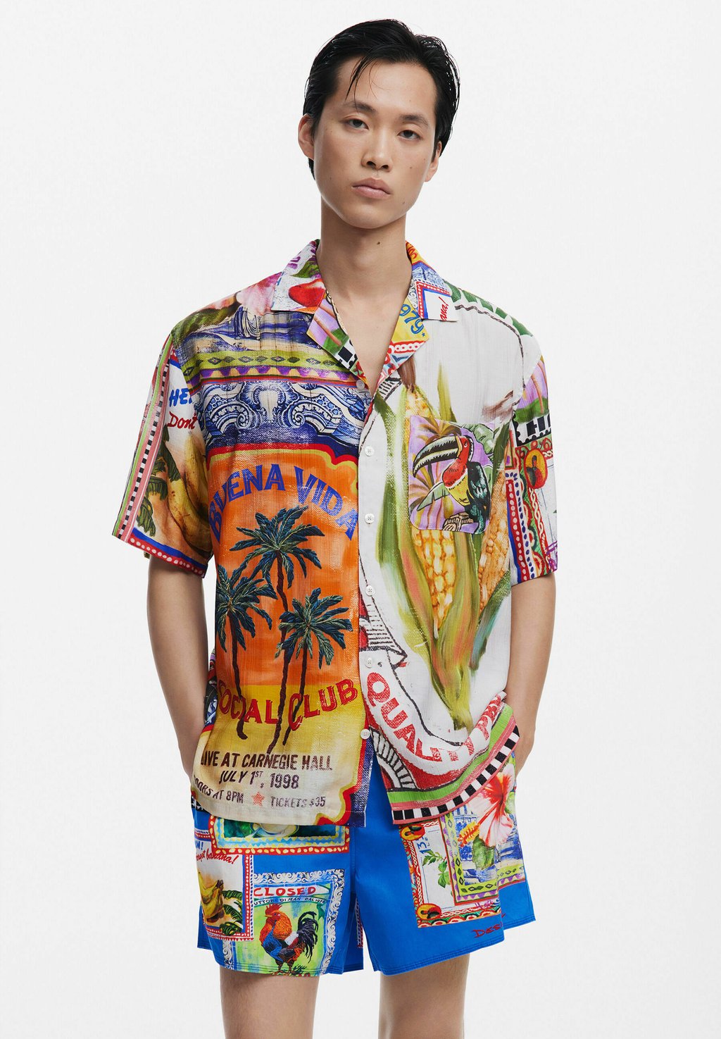 

Рубашка Desigual, белый
