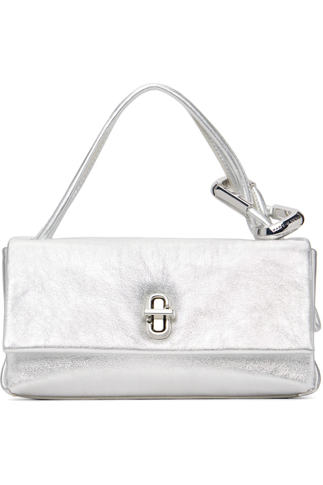 

«Металлическая мини-сумка Dual» Marc Jacobs, серебро