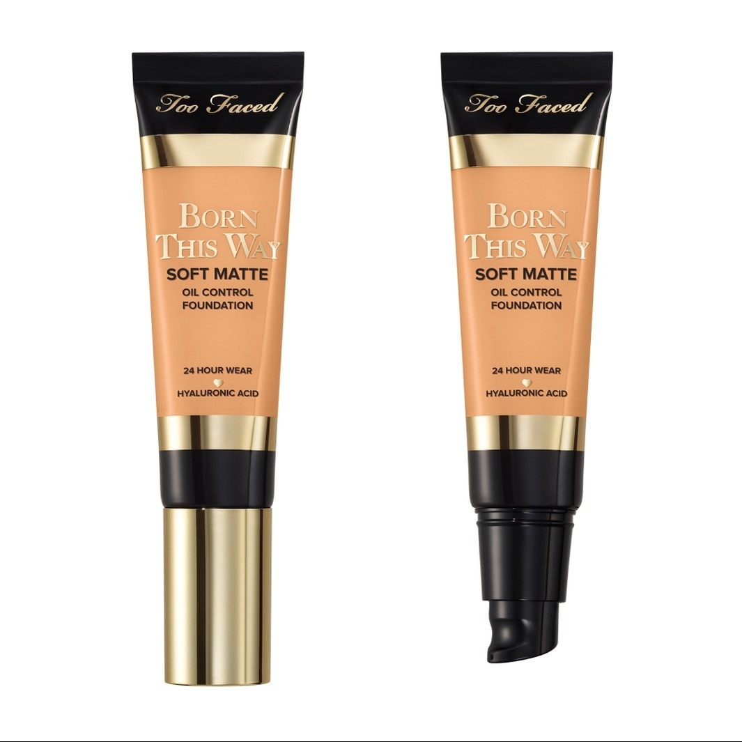 

Тональный крем для лица born this way soft matte Too Faced, golden beige, объем 30 мл