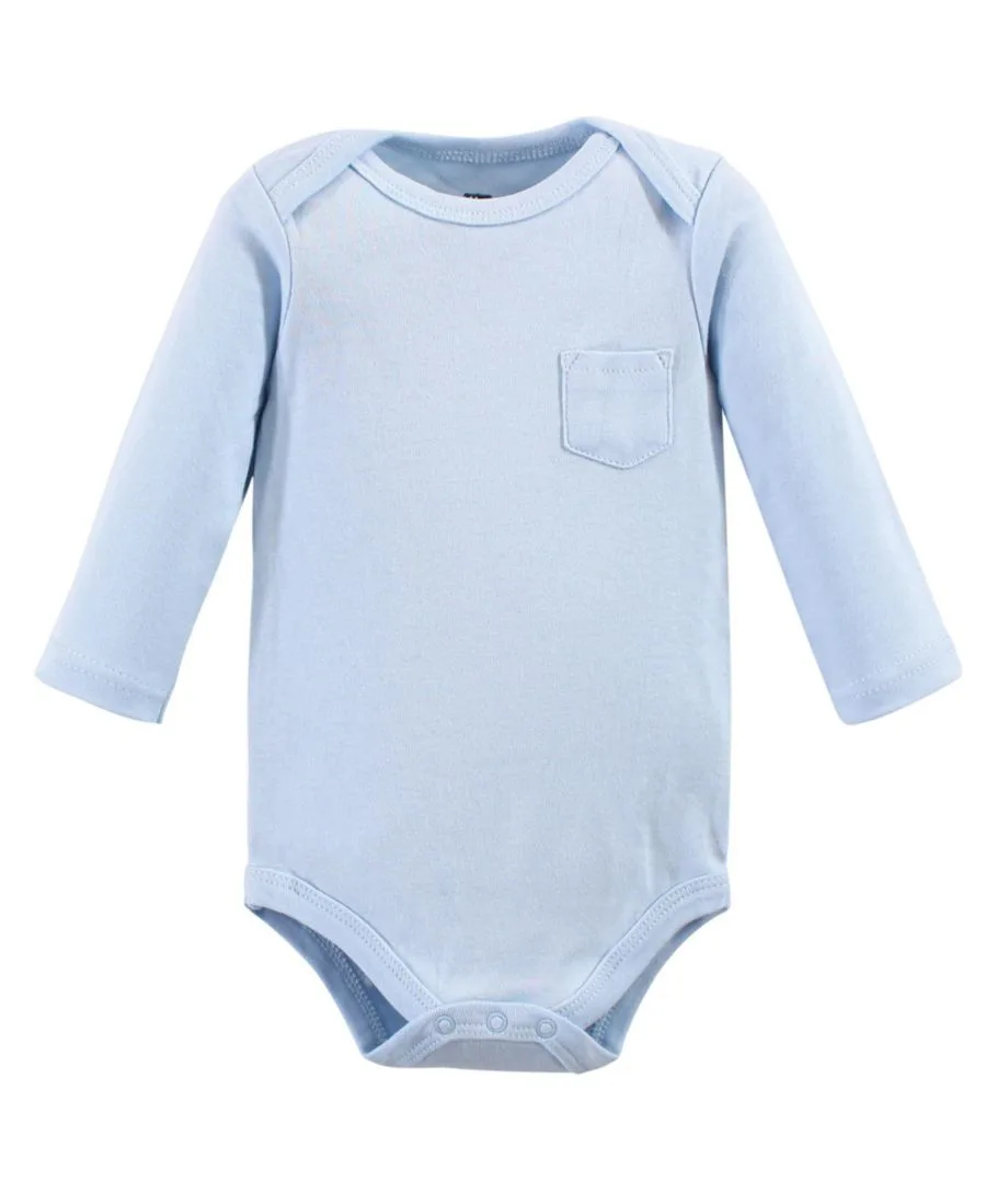 Коллекция из пяти хлопковых боди с длинными рукавами Hudson Baby, Polar Bear — фото 2