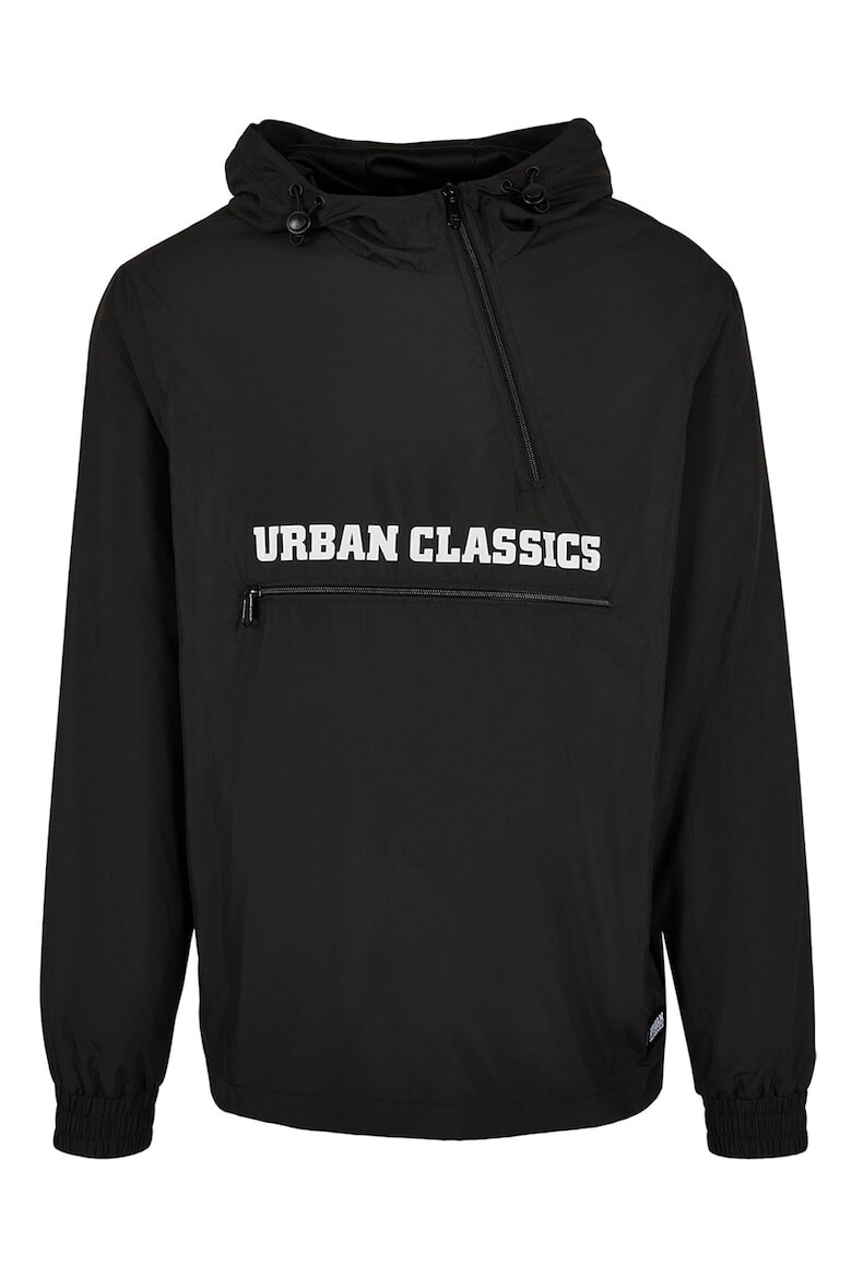 

Куртка с капюшоном и короткой молнией Urban Classics, черный