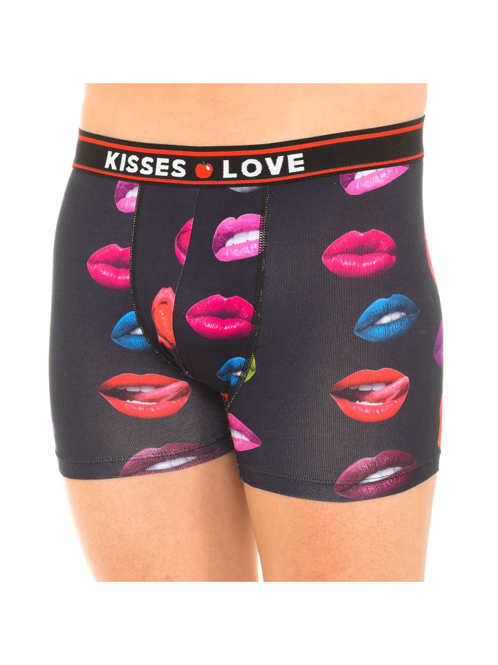 

Боксеры Kisses and Love, разноцветный