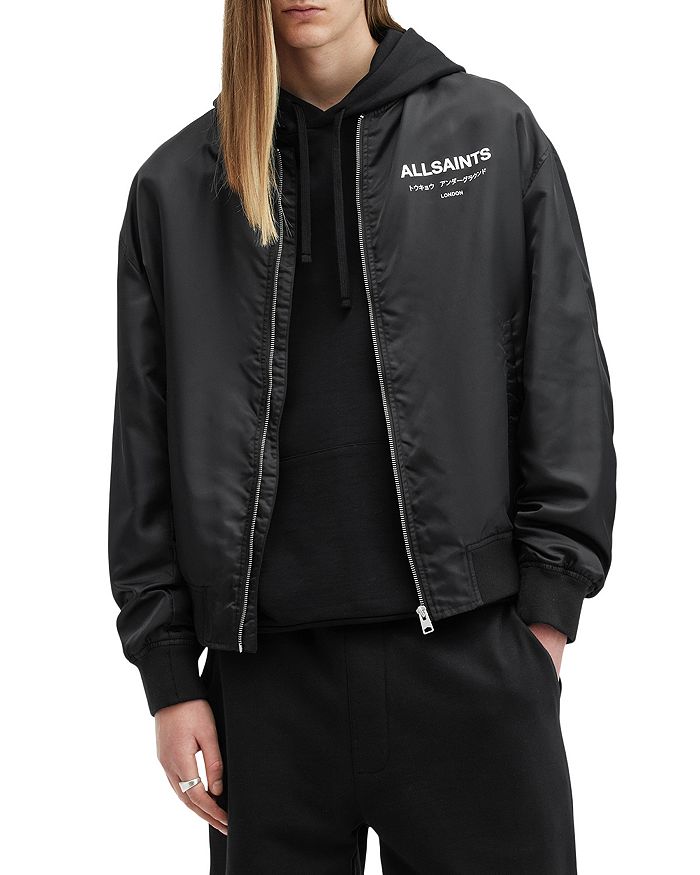 

Куртка-бомбер Underground Relaxed ALLSAINTS, черный