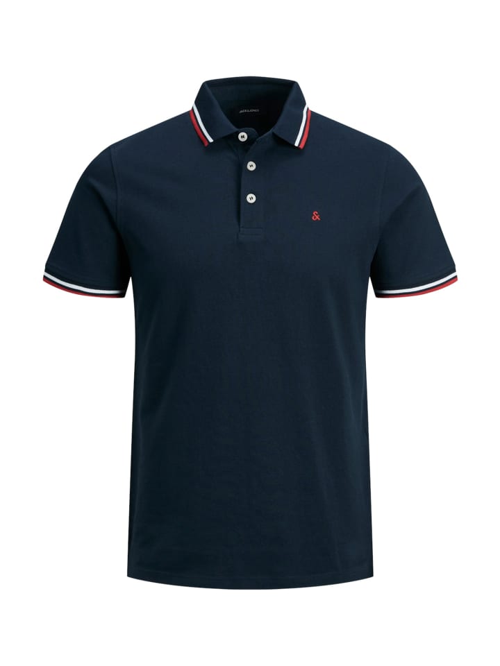 

Футболка поло Jack & Jones, цвет navy blazer