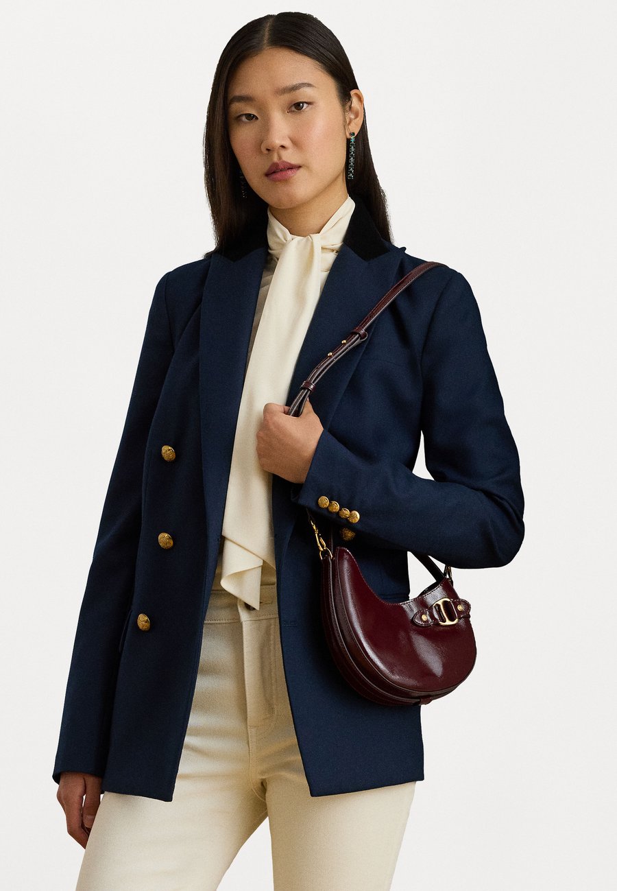 

Сумка Lauren Ralph Lauren PATENT LEATHER SMALL TASHA CROSSBODY BAG, Dark Garnet/Bordeaux