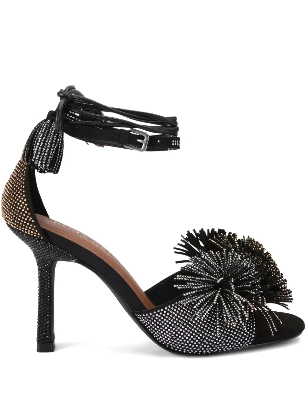 Босоножки Pom Pom 90 Kurt Geiger London, черный