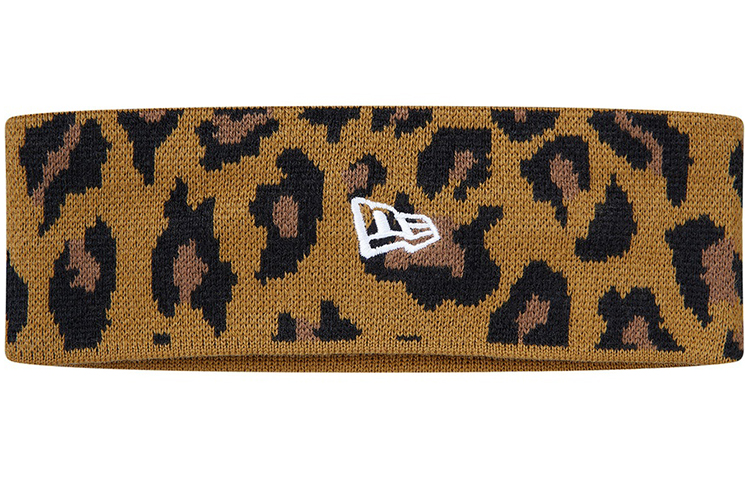 Шерстяные повязки на голову унисекс леопардовый принт Supreme, лео принт — фото 2